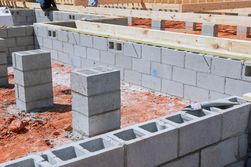 Brick Columns Installation detail
