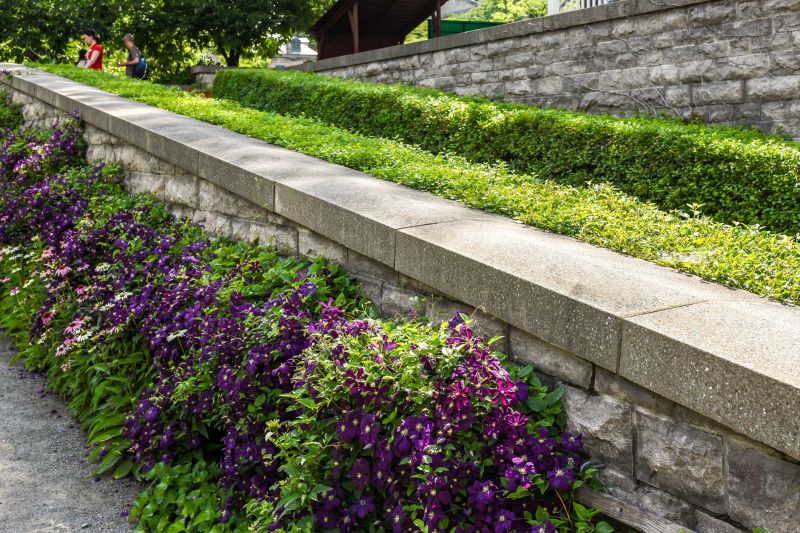 Rock Wall Landscaping detail