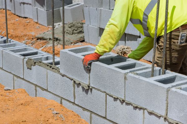 Concrete Blocks Installation in Blue Springs