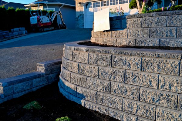 Stone Retaining Wall Repair in Blue Springs