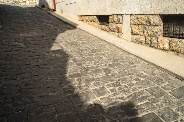 Stone Sidewalk Repair in Blue Springs
